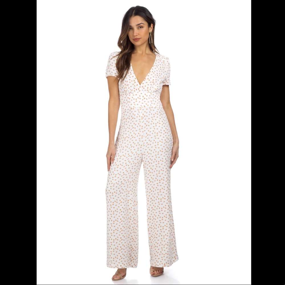 Free People Peach Jumpsuit